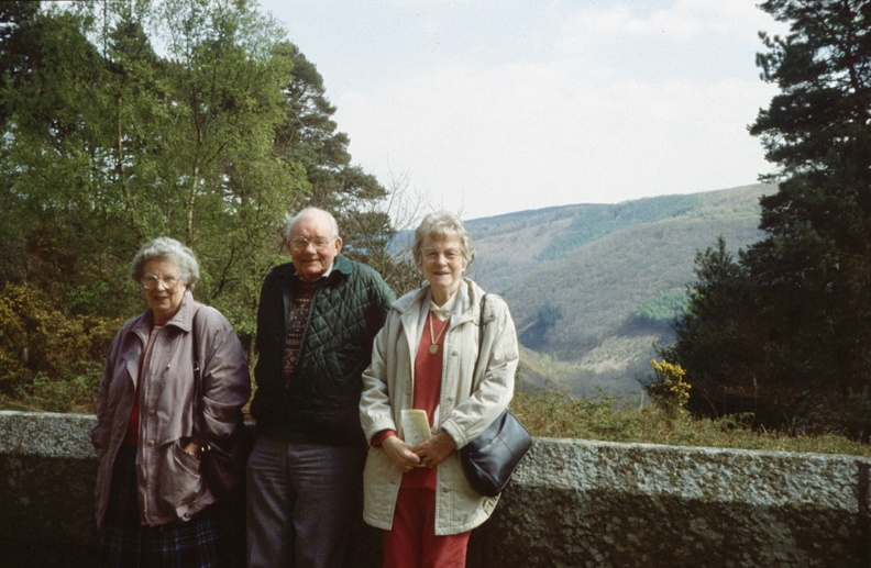 Salcombe Devon - Joand Jean  John at Castle Drogo April 1997.jpg